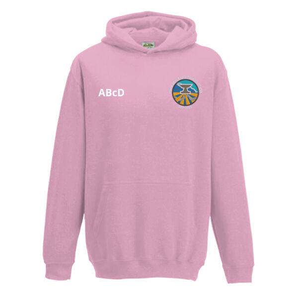 Forge IPS Leavers Hoodie - Candyfloss Pink (Kids sizing) Thumbnail