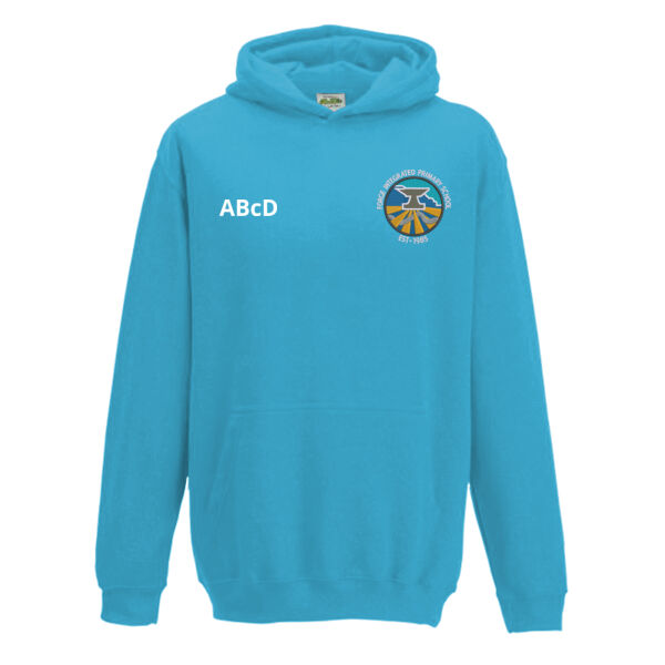 Forge IPS Leavers Hoodie - Hawaiian Blue (Kids sizing) Thumbnail