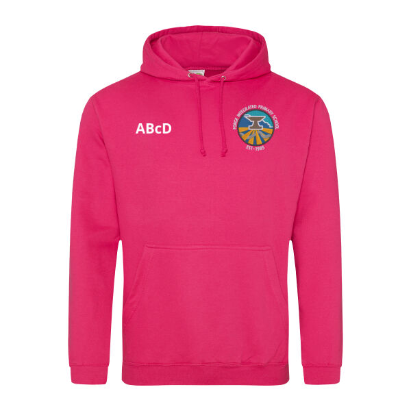 Forge IPS Leavers Hoodie - Hot Pink (Adult sizing) Thumbnail
